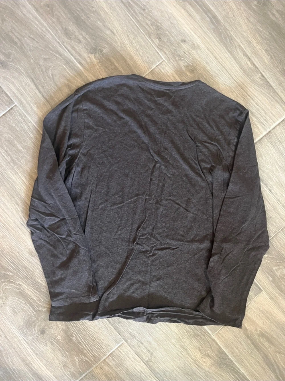 Banana Republic Men's Long Sleeve Crewneck - Charcoal